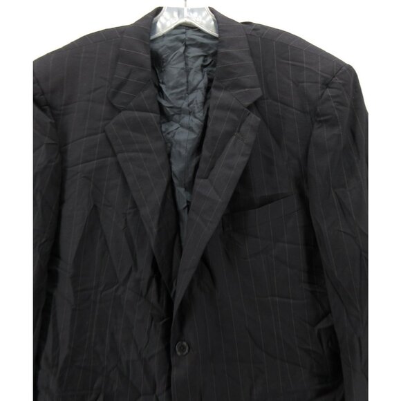 VINTAGE Brooks Brothers Sport Coat 44 Blazer Wool Pinstripe Union Made - Picture 2 of 16